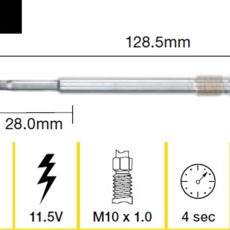 Glow Plug MERCEDES BENZ OM611 OM612 TGP079 - Tridon