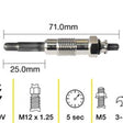 Glow Plug RANGE ROVER M51D25 2.5TD TGP085 - TRIDON