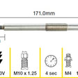 Glow Plug MITSUBISHI 4M41 4M41T 4M42T TGP087 - TRIDON
