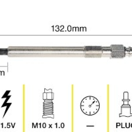 Glow Plug VOLKSWAGON AUH TGP088 - Tridon