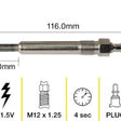 Glow Plug MERCEDES BENZ OM605 OM606 TGP090 - TRIDON
