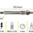 Glow Plug MERCEDES BENZ OM605 OM606 TGP091 - TRIDON