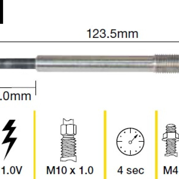 Glow Plug LAND ROVER 11L 16L TGP092 - TRIDON