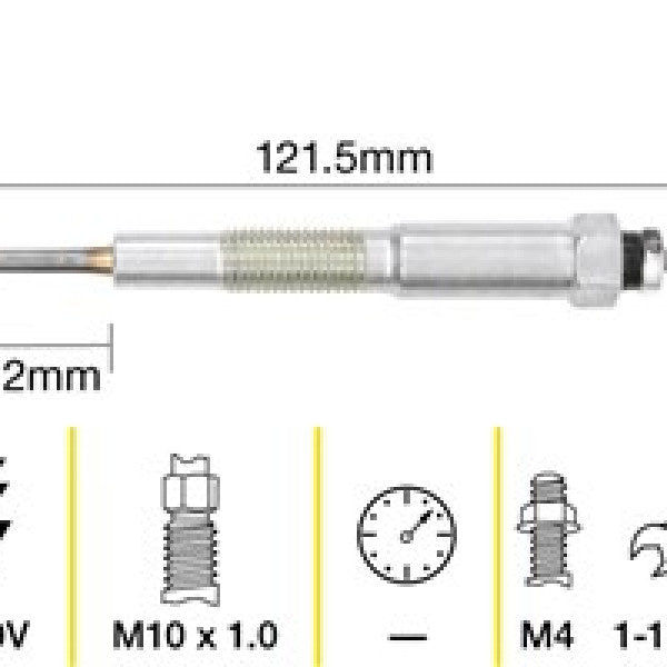 Glow Plug GLOW PLUG TGP093 - TRIDON