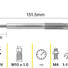 Glow Plug ISUZU 4JJ1 TGP096 - TRIDON