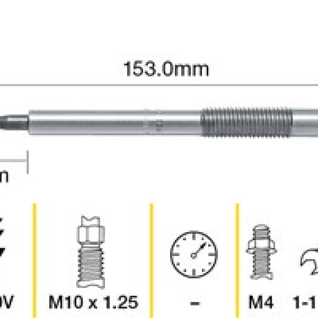 Glow Plug HOLDEN COLORADO/RODEO 3.0L TGP098 - Tridon