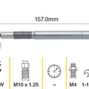 Glow Plug FORD MAZDA WE WL COMMON RAIL TGP100 - TRIDON