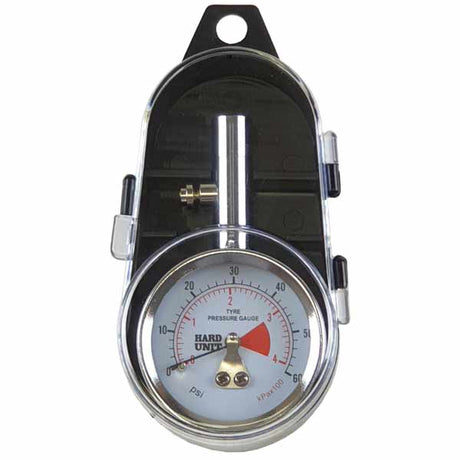 Straight HD 4WD Tyre Gauge 60PSI - HARD UNIT | Universal Auto Spares