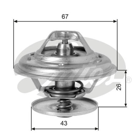 Thermostat THERMOSTAT 75/167 TH01975G1 - Gates