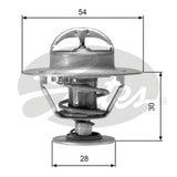 Thermostat THERMOSTAT 91/196 TH02491G1 - Gates