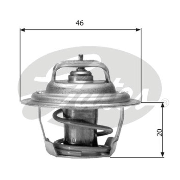 Thermostat THERMOSTAT 91/196 TH02791G1 - GATES
