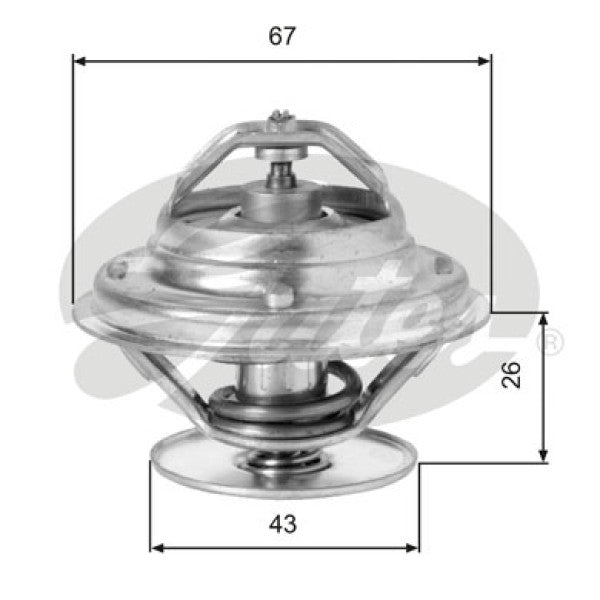 Thermostat THERMOSTAT 86/187 TH05586G1 - GATES