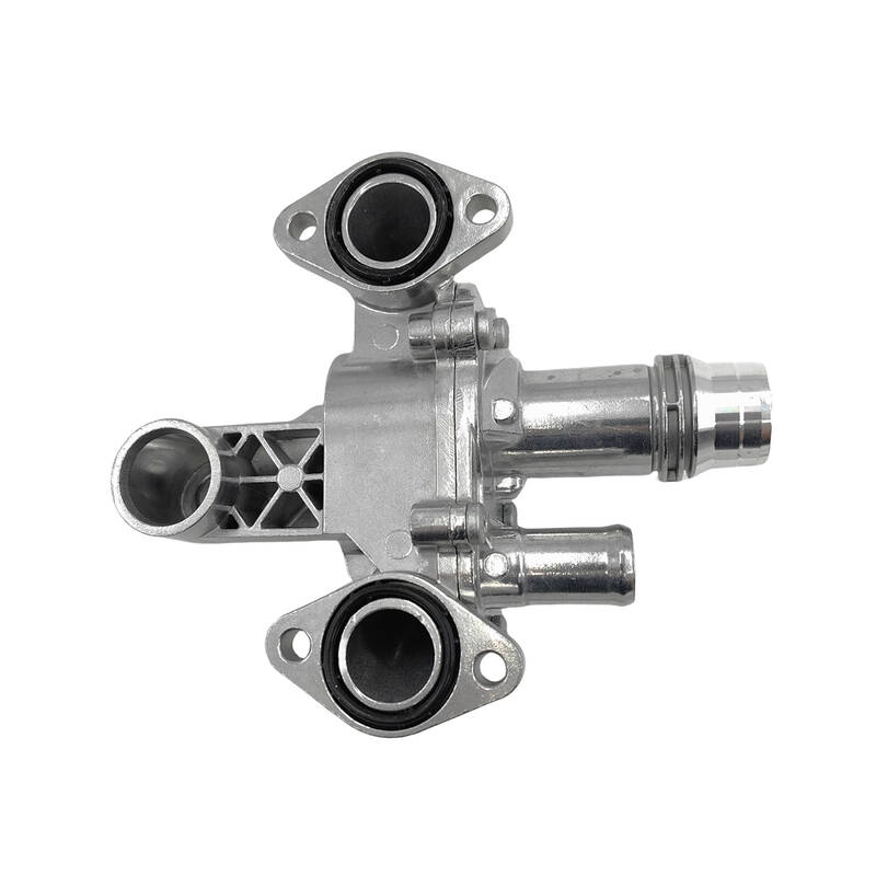 Engine Coolant Thermostat Housing With Seal Fit For Ford Territory SZ Land Rover Discovery 3/4 Jaguar XF X250 XJ X350 X358 X351 2.7L 3.0L Diesel THE-FD004 - Machter