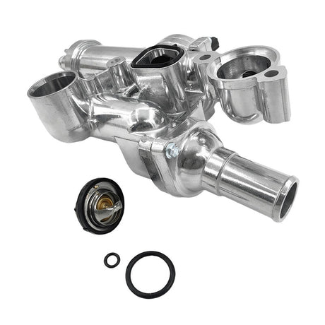 Thermostat Housing Assembly Aluminum Fit For Jeep Compass 2007-2017 With Gasket - Machter