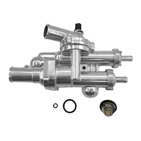 Thermostat Housing Assembly Aluminum Fit For Jeep Compass 2007-2017 With Gasket THE-JP005 - Machter
