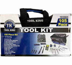 Tool Kit Carry Bag 105 Pieces - Tool King