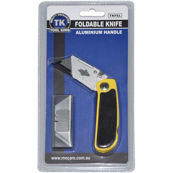 Foldable Trimming/ Utility Knife With Easy-lock Blade - Tool King | Universal Auto Spares