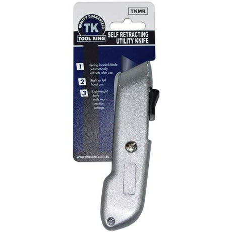 Self Retracting Utility Knife - Tool King | Universal Auto Spares