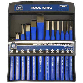 Punch & Chisel Set 12 Piece - Tool King