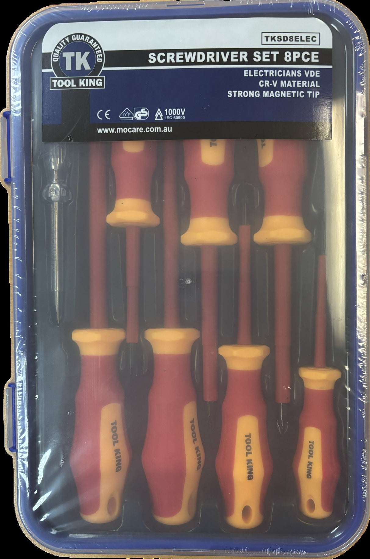 Electrical Screwdriver Set 8pcs - Tool King