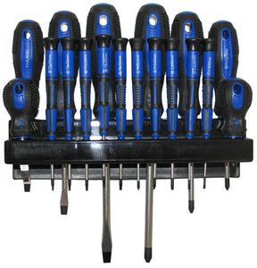 Screwdriver Set 18pc With Hanger - Tool King