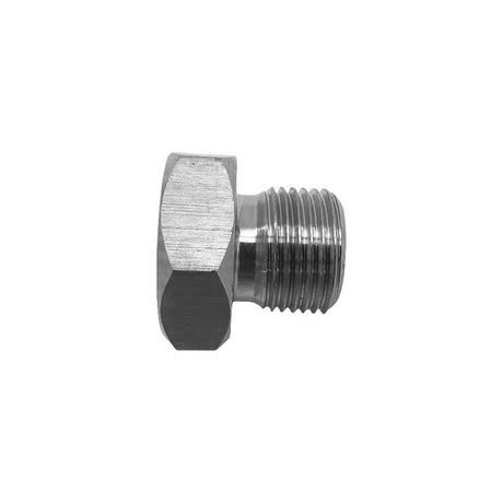 1/2-28 To 3/4-16 Threaded Oil Filter Adapter Stainless Steel SL - Machter