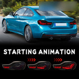 Smoke 3D OLED Sequential Tail Lights Fit For BMW F32 F33 F82 F83 M4 4 Series 2014-2020 TL-BMW021LS - Machter
