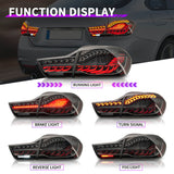Black 3D OLED Sequential Tail Lights Fit For BMW F32 F33 F82 F83 M4 4 Series 2014-2020 TL-BMW022LS - Machter