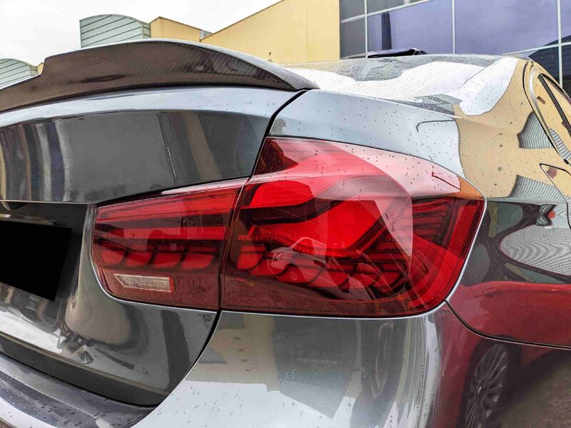 Clear Red 3D OLED Sequential Tail Lights Fit For BMW F30 F35 F80 M3 2012-2018 TL-BMW037LS - Machter