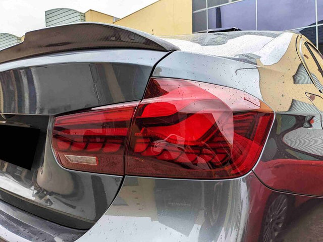 Clear Red 3D OLED Sequential Tail Lights Fit For BMW F30 F35 F80 M3 2012-2018 TL-BMW037LS - Machter