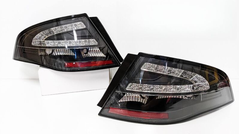 Black LED Tail Lights Fit For Ford Falcon FPV FG Sedan G6E Turbo XT XR6 XR8 2008-2014 TL-FD029LS - Machter