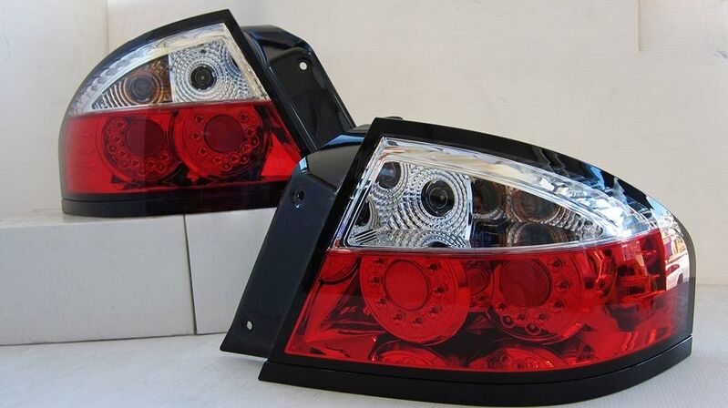 Clear RED LED Tail Lights Fit For Ford Falcon BA BF XR6 XR8 4 Door SEDAN 2002-2007 TL-FD034LS - Machter