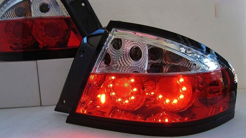Clear RED LED Tail Lights Fit For Ford Falcon BA BF XR6 XR8 4 Door SEDAN 2002-2007 TL-FD034LS - Machter