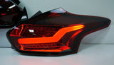 Smoke Red Full LED 3D Light Bar Tail Lights Fit For Ford Focus LZ 2015-2018 TL-FD040LS - Machter