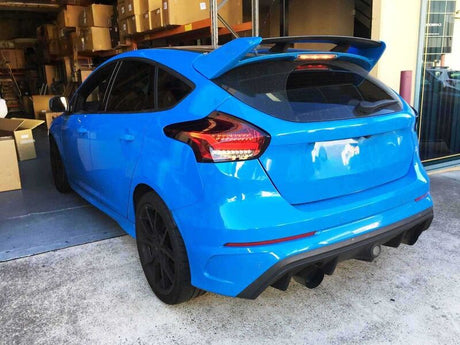 Smoke Red Full LED 3D Light Bar Tail Lights Fit For Ford Focus LZ 2015-2018 - Machter