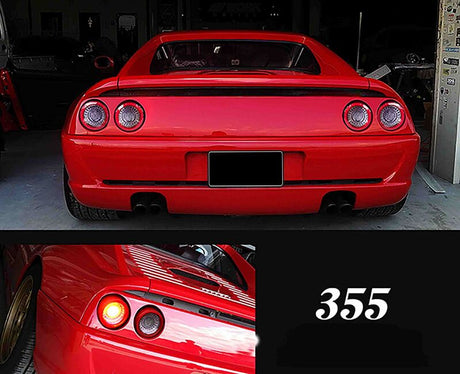 3D Clear Red Full LED Tail Lights Fit For Ferrari 360 Modena 512 F355 550 575M F50 1999-2005 - Machter