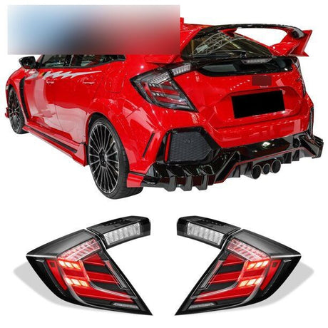 Mugen Style Clear LED Tail Lights Fit For Honda Civic FK7 Type R FK8 2016-2021 TL-HD023LS - Machter