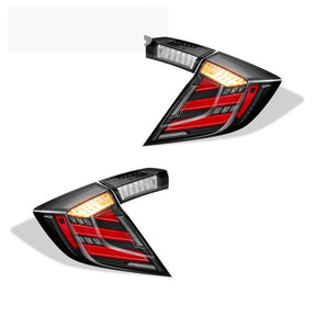 Mugen Style Clear LED Tail Lights Fit For Honda Civic FK7 Type R FK8 2016-2021 TL-HD023LS - Machter