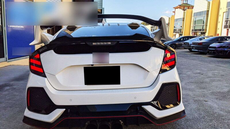 Mugen Style Clear LED Tail Lights Fit For Honda Civic FK7 Type R FK8 2016-2021 TL-HD023LS - Machter