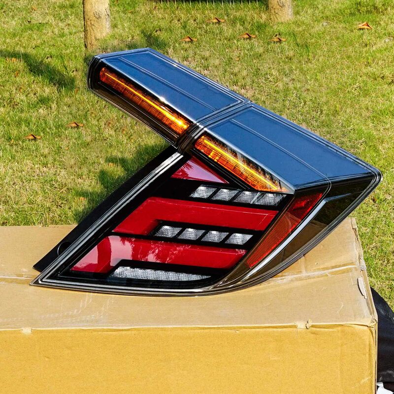 V2 Clear LED Tail Lights Fit For Honda Civic FK7 Type R FK8 2016-2021 TL-HD026LS - Machter