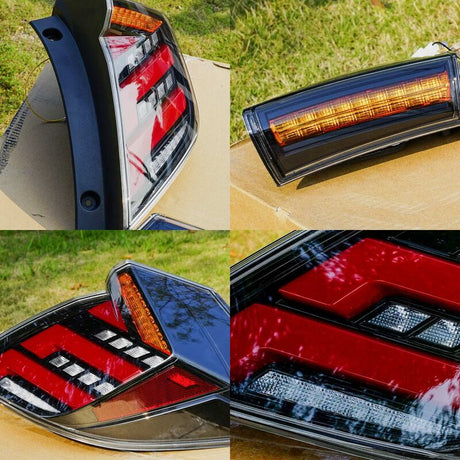 V2 Clear LED Tail Lights Fit For Honda Civic FK7 Type R FK8 2016-2021 TL-HD026LS - Machter