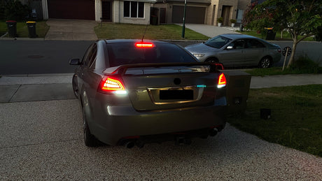 Fit For Holden VE Commodore Series 1 Series 2 Sedan Only Smoke LED Tail Lights Sequential Blinker TL-HLN001 - Machter