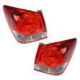 Pair Tail Light Rear Lamp Fit For Holden Cruze JG JH 4 Door Sedan 2009-2017 TL-HLN004 - Machter