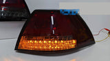 Smoke Red 3D LED Sequential Indicator Tail Lights Fit For Holden Commodore VE Sedan Omega 2006-2013 TL-HLN023LS - Machter