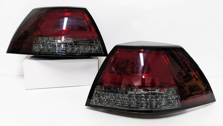 Smoke Red 3D LED Sequential Indicator Tail Lights Fit For Holden Commodore VE Sedan Omega 2006-2013 - Machter