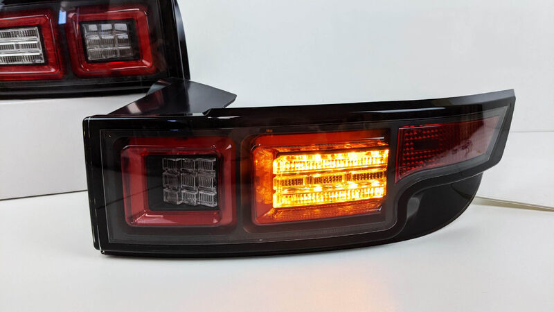 Black LED Tail Lights Fit For Land Rover Range Rover Evoque L538 Series 1 2011-2015 TL-LR021LS - Machter