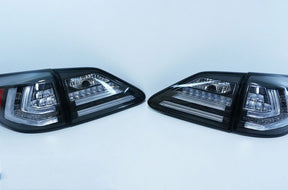 Black 3D LED Sequential Indicators Tail Lights Fit For Lexus RX270 RX350 RH450H 2009-2015 TL-LX025LS - Machter