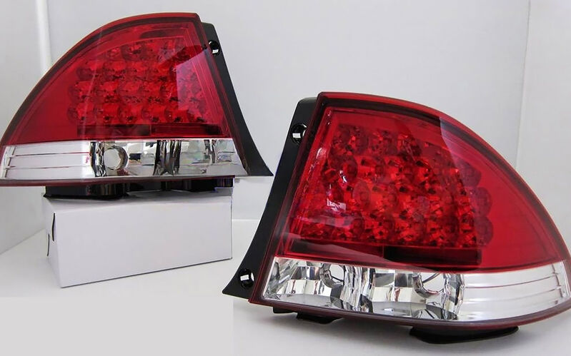 Clear Red LED Tail Lights Fit For Lexus IS200 IS300 Toyota Altezza 1999-2005 TL-LX029LS - Machter