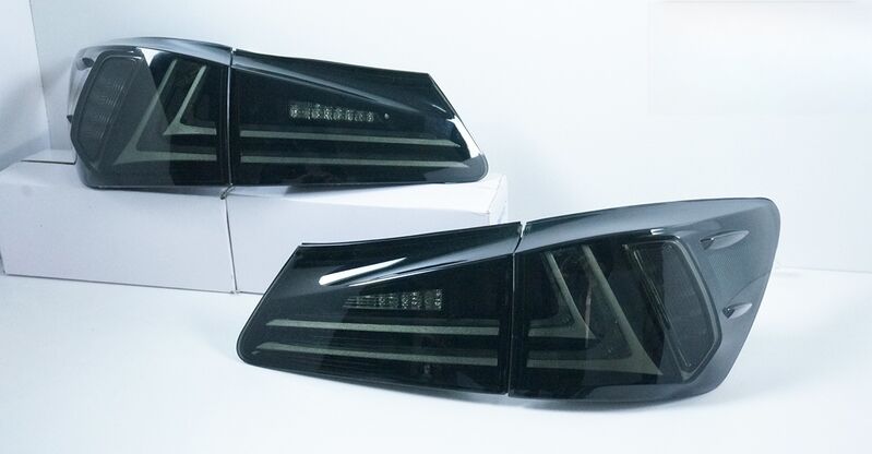 Smoke Black LED Light Bar Tail Lights Fit For Lexus IS250 IS350 ISF 2005-2013 TL-LX030LS - Machter