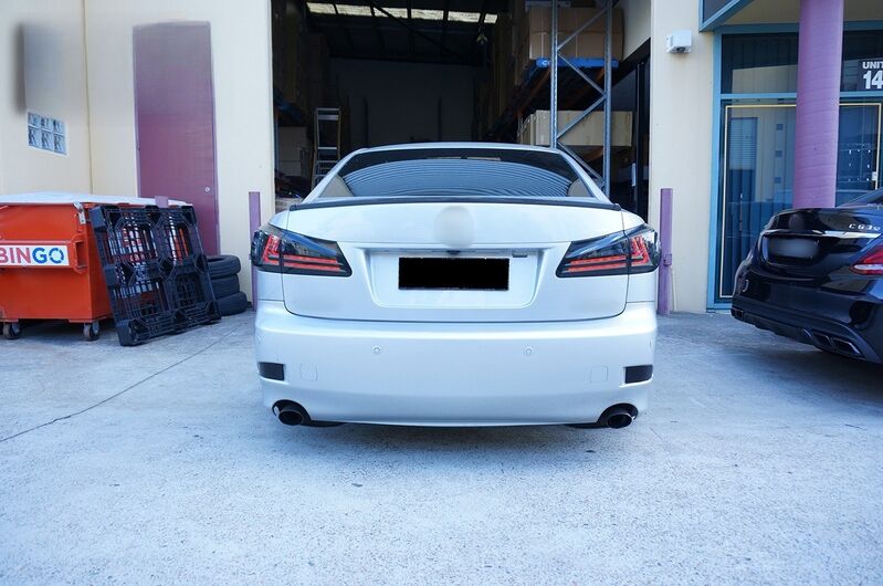 Smoke Black LED Light Bar Tail Lights Fit For Lexus IS250 IS350 ISF 2005-2013 TL-LX030LS - Machter